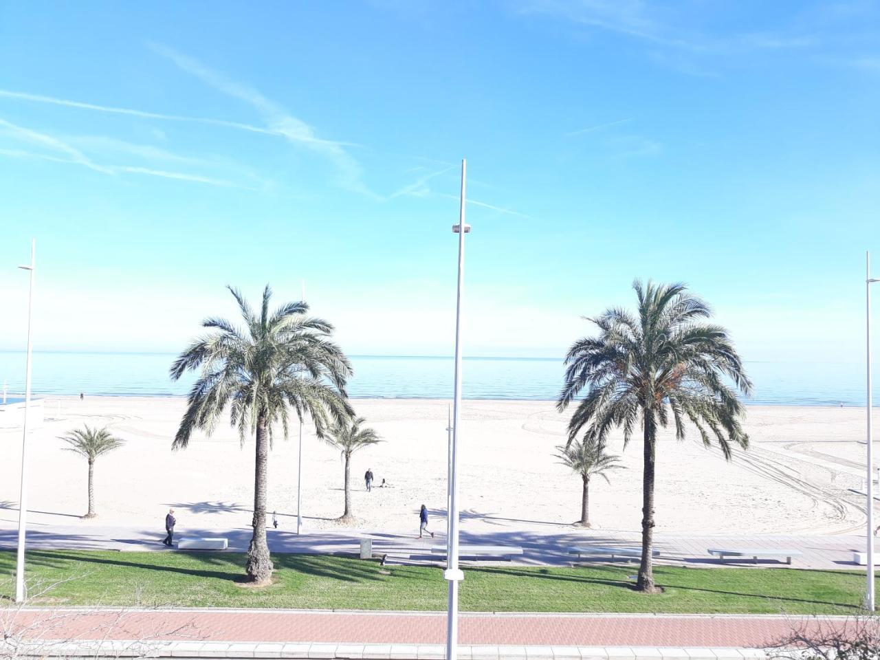 Infante Primera Linea Gandia Playa Apartment Playa de Gandia ภายนอก รูปภาพ