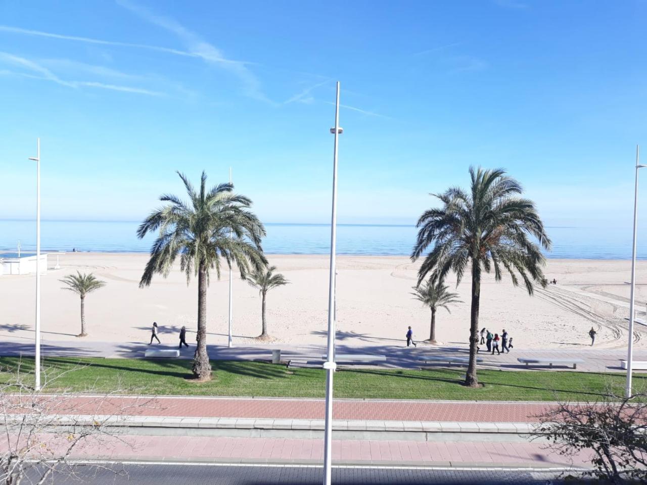 Infante Primera Linea Gandia Playa Apartment Playa de Gandia ภายนอก รูปภาพ