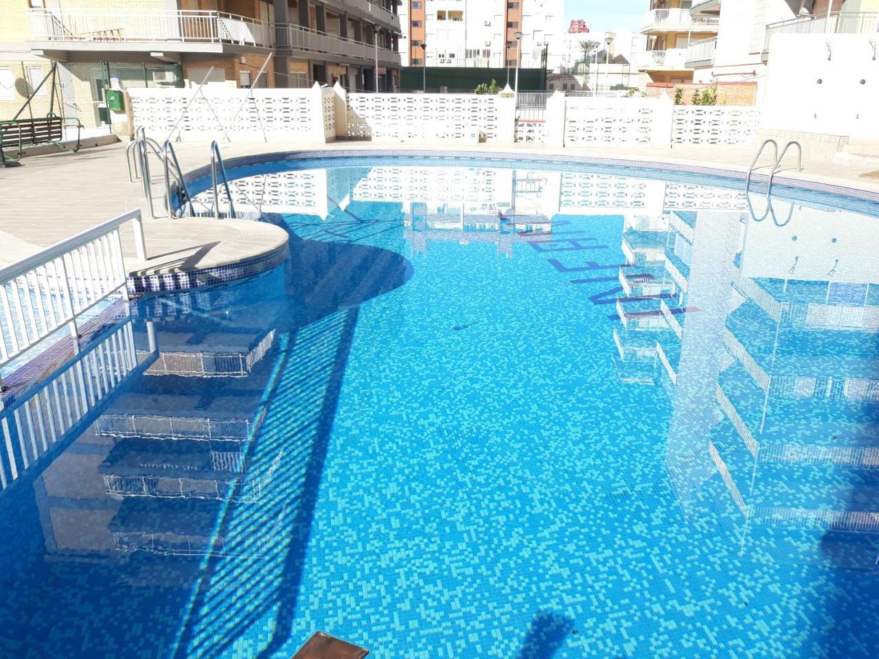 Infante Primera Linea Gandia Playa Apartment Playa de Gandia ภายนอก รูปภาพ